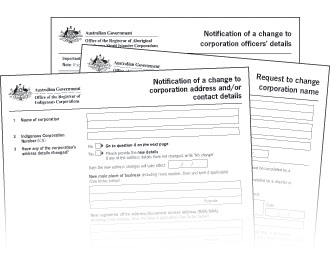 Changing your corporation's details image