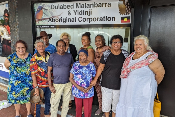 Elders advisory committee members of the Dulabed and Malanbarra Yidinji Aboriginal Corporation (DMYAC) 