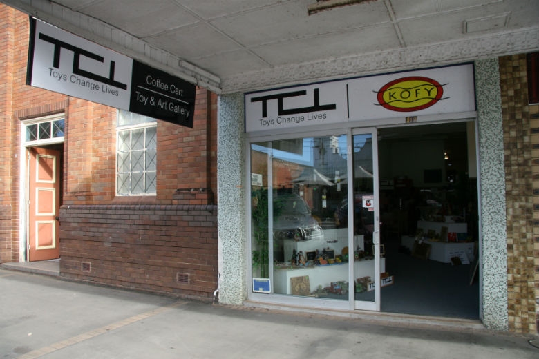 A store with signage saying TCL