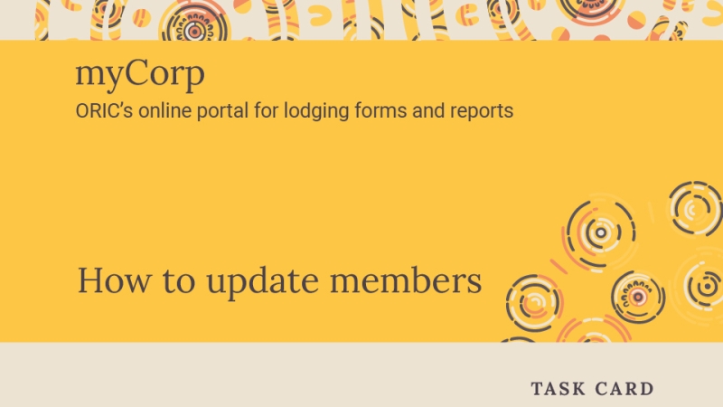 Tile for updated members task card